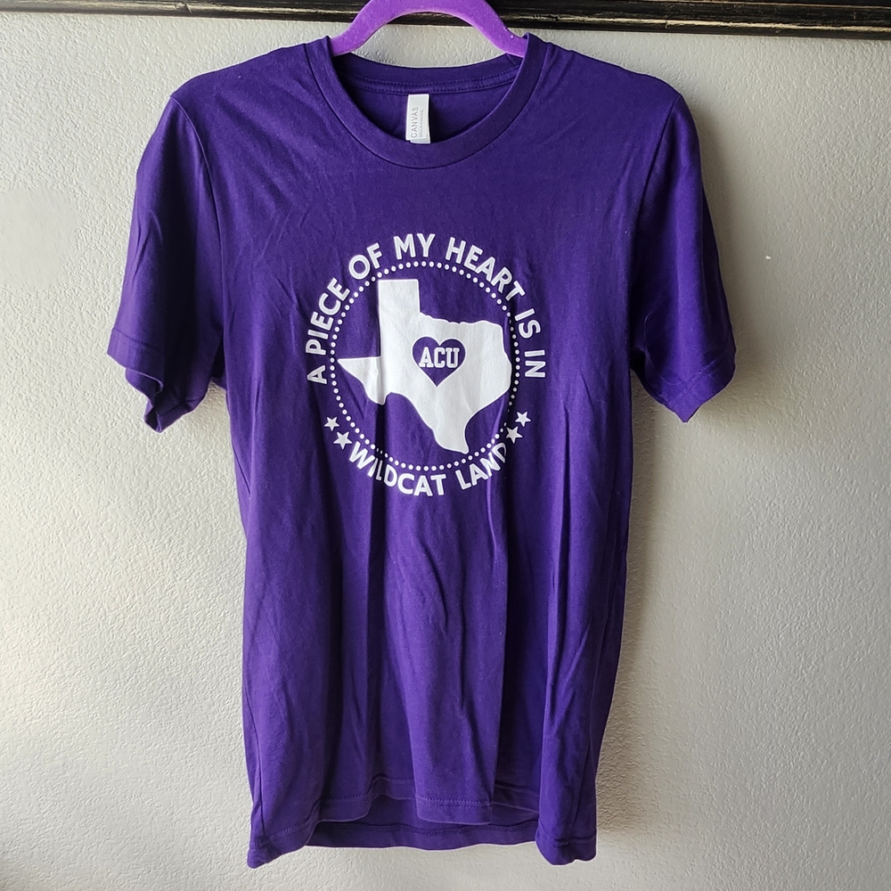 Bella Canvas Purple Crewneck Graphic Tee